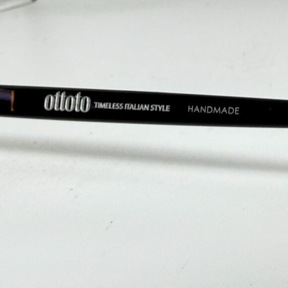 Ottoto Eyeglasses Frames 31-381 35-001164 57-16-145 Black Full Rim H19400 - Picture 6 of 7